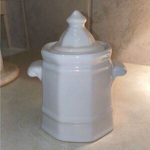 Pfaltzgraff Heritage White Sugar Bowl With Lid